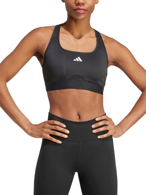 PWRCT Reggiseno sportivo, scollo squadrato black - Reggiseni Donna