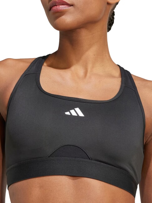 PWRCT Reggiseno sportivo, scollo squadrato black - Reggiseni Donna