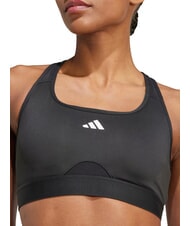 ADIDAS PWRCT Reggiseno sportivo, scollo squadrato black - Reggiseni Donna - 6