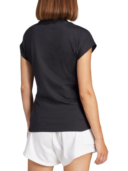 LINEAR T-shirt a maniche corte, puro cotone black - T-shirt e Top Donna
