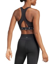 ADIDAS PWRCT Reggiseno sportivo, scollo squadrato black - Reggiseni Donna - 4