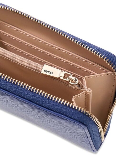 PATSIE Portafoglio Zip Around Medio BLU NAVY - Portafogli Donna