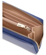 GUESS PATSIE Portafoglio Zip Around Medio BLU NAVY - Portafogli Donna - 2