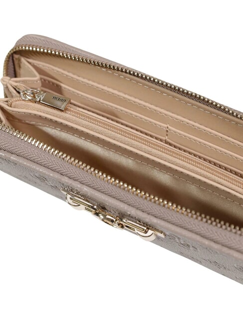 ANISE Portafoglio Medio dark taupe logo - Portafogli Donna