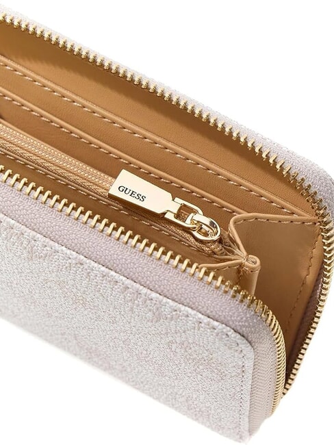 LAUREL 2 Portafoglio medio logo 4G con zip bone logo - Portafogli Donna
