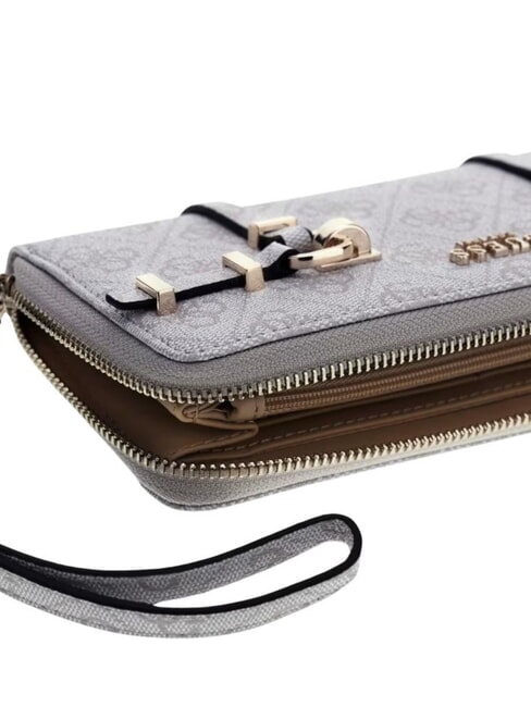 LEONA Portafoglio Zip Around  bone logo - Portafogli Donna