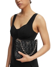 GUESS FLAT Borsetta a spalla NERO - Borse Donna - 2