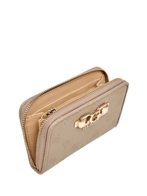 ANISE Portafoglio Medio dark taupe logo - Portafogli Donna