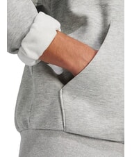 ADIDAS LINEAR Felpa con cappuccio grey - Felpe Uomo - 4