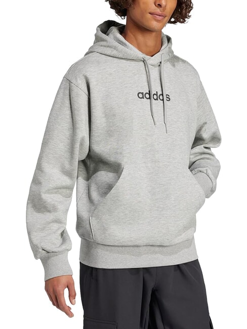 LINEAR Felpa con cappuccio grey - Felpe Uomo