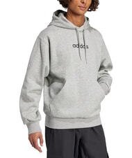 ADIDAS LINEAR Felpa con cappuccio grey - Felpe Uomo - 5