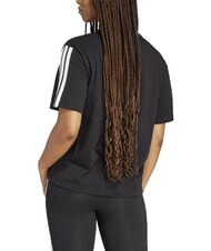 ADIDAS 3 STRIPES T-shirt sportiva, puro cotone black - T-shirt e Top Donna - 2