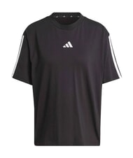 ADIDAS 3 STRIPES T-shirt sportiva, puro cotone black - T-shirt e Top Donna - 5