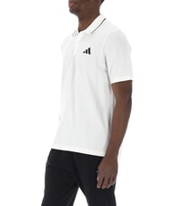 ADIDAS SMALL LOGO Polo a maniche corte, puro cotone white - Polo Uomo - 3