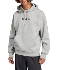 ADIDAS LINEAR Felpa con cappuccio grey - Felpe Uomo - 3