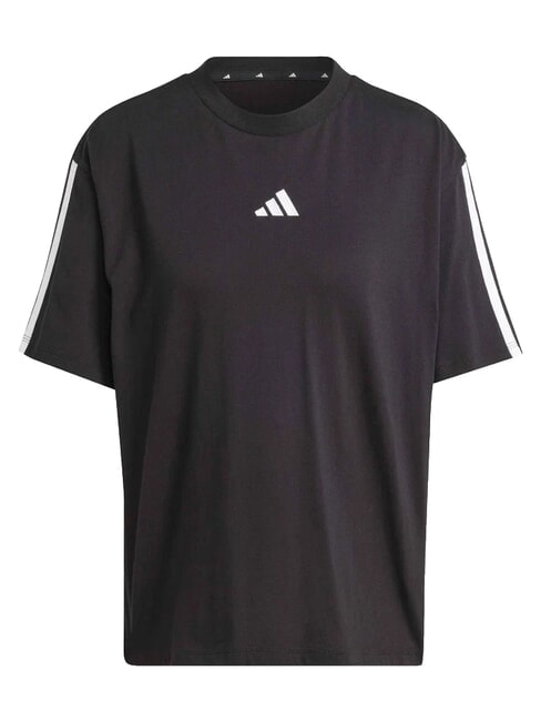 3 STRIPES T-shirt sportiva, puro cotone black - T-shirt e Top Donna