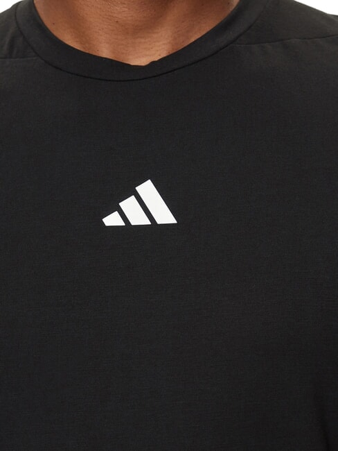 D4T T-shirt a manica corte black - T-shirt Uomo