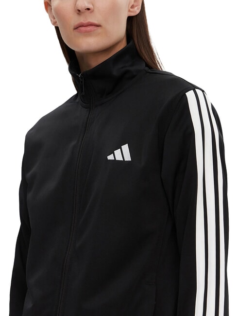 3 STRIPES Felpa a collo alto black - Felpe Donna