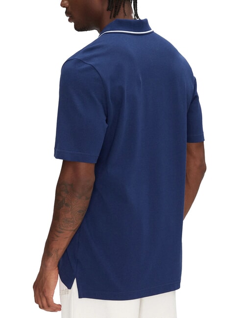 SMALL LOGO Polo a maniche corte, puro cotone blue - Polo Uomo
