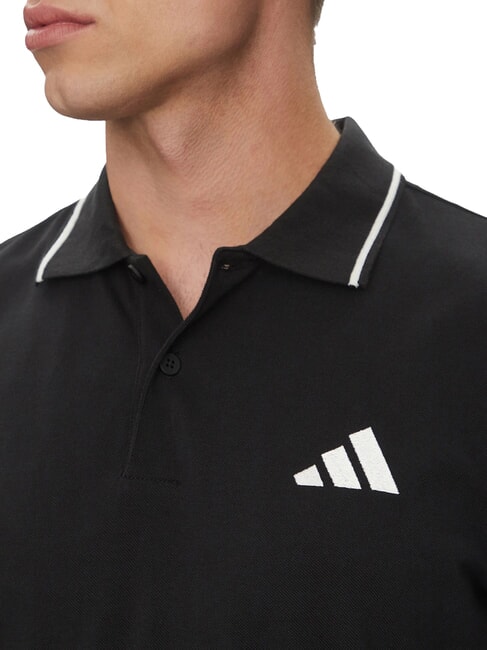 SMALL LOGO Polo a maniche corte, puro cotone black - Polo Uomo
