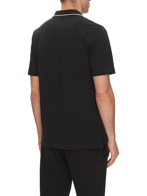 SMALL LOGO Polo a maniche corte, puro cotone black - Polo Uomo