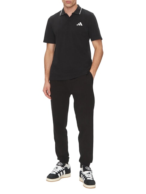 SMALL LOGO Polo a maniche corte, puro cotone black - Polo Uomo