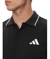 ADIDAS SMALL LOGO Polo a maniche corte, puro cotone black - Polo Uomo - 4