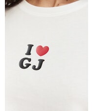 GUESS JEANS I LOVE T-Shirt in cotone purwhite - T-shirt e Top Donna - 3