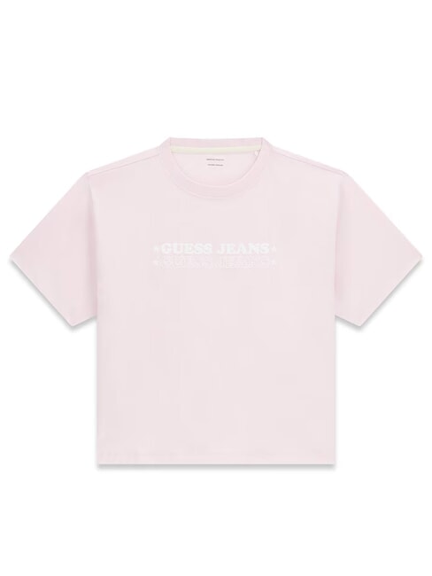 BOXY PRINT STAR T-Shirt in cotone summer lilac - T-shirt e Top Donna