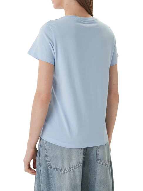 I LOVE T-Shirt in cotone fog blue - T-shirt e Top Donna