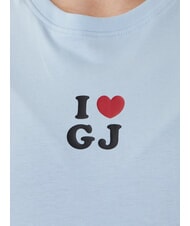 GUESS JEANS I LOVE T-Shirt in cotone fog blue - T-shirt e Top Donna - 3