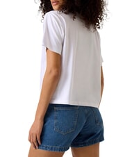 GUESS JEANS BOXY PRINT STAR T-Shirt in cotone purwhite - T-shirt e Top Donna - 2
