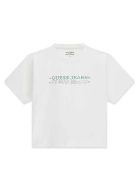 BOXY PRINT STAR T-Shirt in cotone purwhite - T-shirt e Top Donna