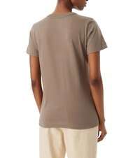 GUESS 3D SCRIPT Maglietta in cotone walnut shell - T-shirt e Top Donna - 2