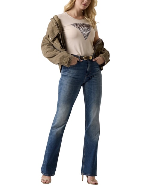 ZEBRA TRIANGLE T-shirt manica corta pearl oyster - T-shirt e Top Donna