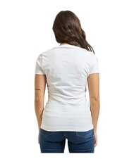 GUESS FEATHER TRIANGLE T-Shirt in cotone - T-shirt e Top Donna