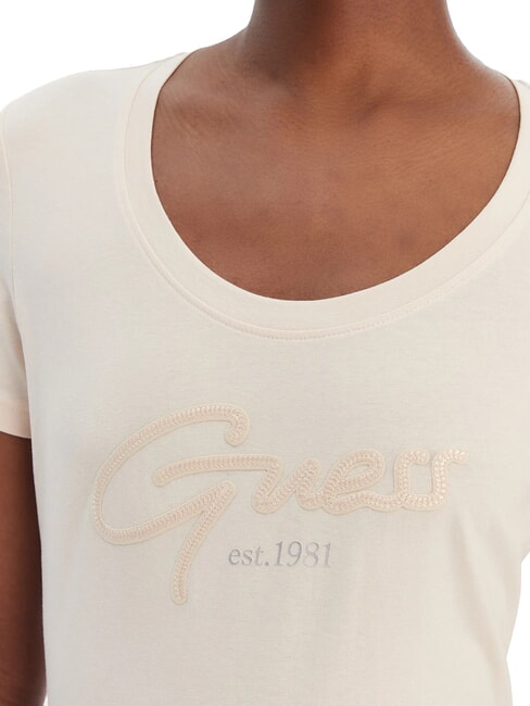 SCRIPT T-Shirt in cotone cosmic vanilla - T-shirt e Top Donna
