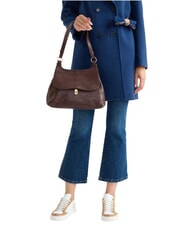 ALVIERO MARTINI PRIMA CLASSE ANTIQUE GEO Borsa a spalla, in pelle cioccolato - Borse Donna - 4