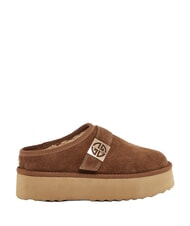 GAUD&Igrave; LELLA Sabot in pelle scamosciata COGNAC - Scarpe Donna - 2