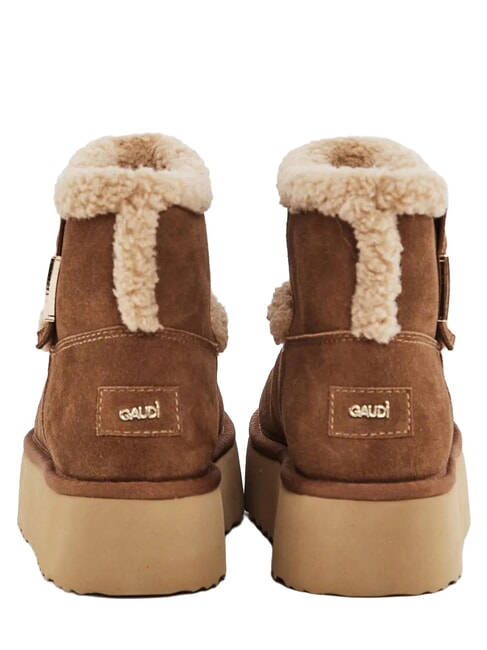 LELLA Stivaletti in pelle scamosciata COGNAC - Scarpe Donna