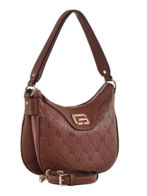 LEA Borsa mini hobo a spalla, con tracolla MARRONE - Borse Donna