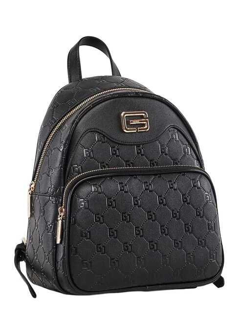 LEA Zaino con lettering GJ impresso NERO - Borse Donna