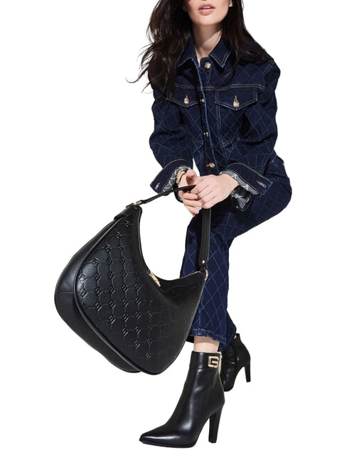 LEA Borsa hobo a spalla, con tracolla NERO - Borse Donna