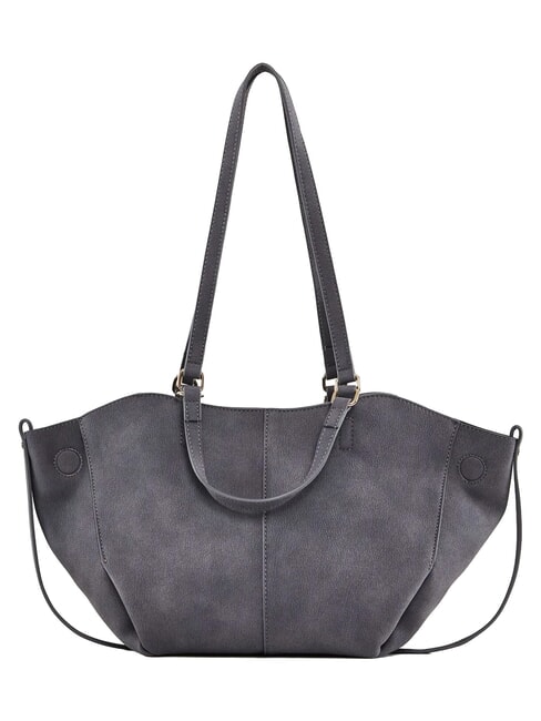 GOLENE Mini shopping bag con pochette rimovibile denim - Borse Donna