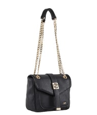 GAUD&Igrave; LYNN PLAIN Borsa mini crossbody con tracolla a catena NERO - Borse Donna - 2