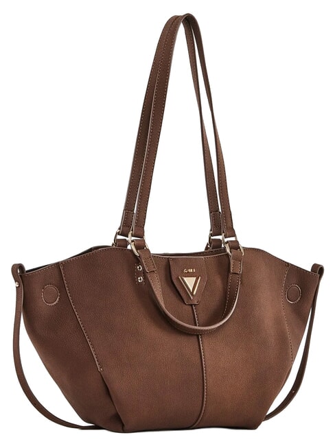 GOLENE Mini shopping bag con pochette rimovibile MARRONE - Borse Donna