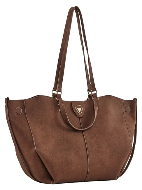 GOLENE Borsa shopping a spalla, con pochette rimovibile MARRONE - Borse Donna