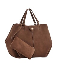 GAUD&Igrave; GOLENE Borsa shopping a spalla, con pochette rimovibile MARRONE - Borse Donna - 4