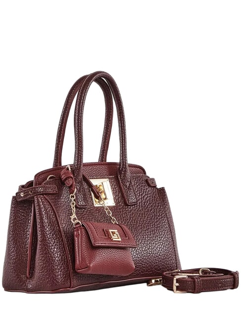 GIADA Borsa a mano con tracolla e pochette burgundy - Borse Donna