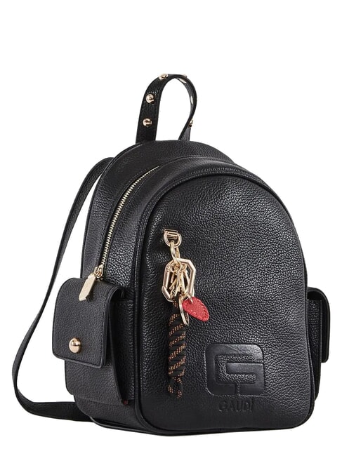 GRETA Zaino con taschine laterali NERO - Borse Donna